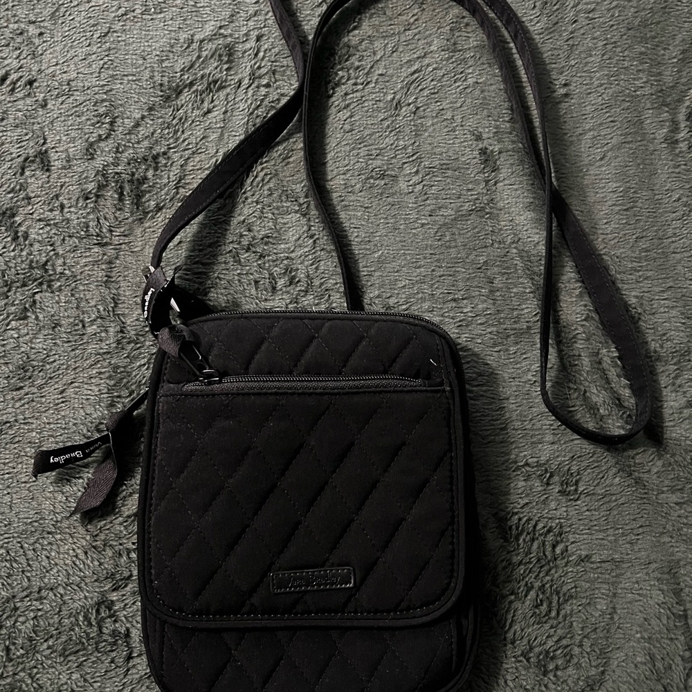 Vera Bradley Black Quilted Crossbody Bag